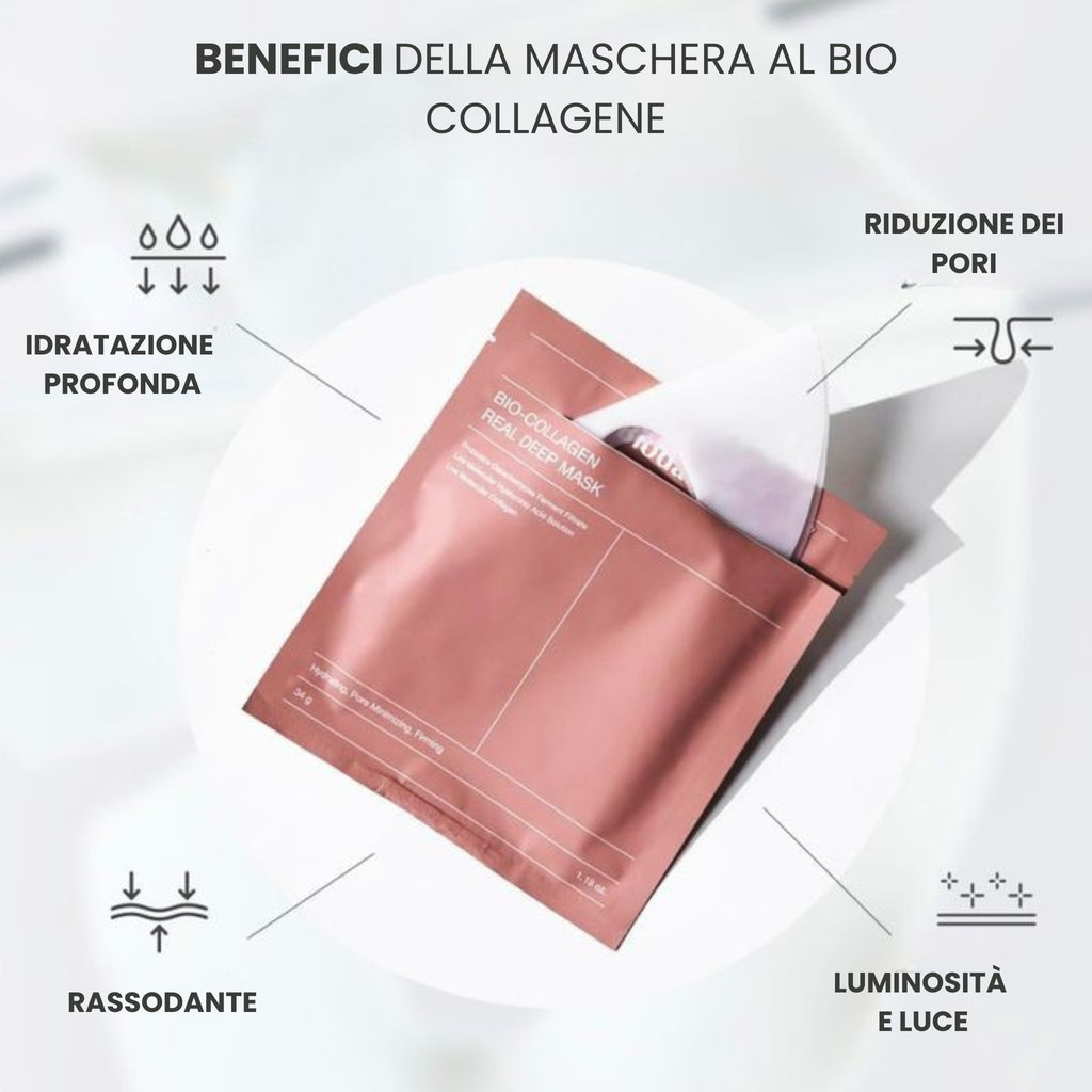 Pack 4 Maschere Bio Collagene